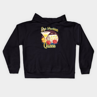 Lucky Casino Slot Machine Queen - Lemon Squash Kids Hoodie